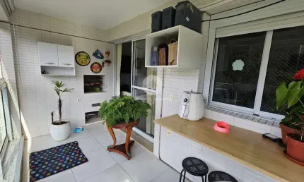 Apartamento 2 quartos sendo 1 suíte, 77 m2, vaga demarcada, lazer completo.