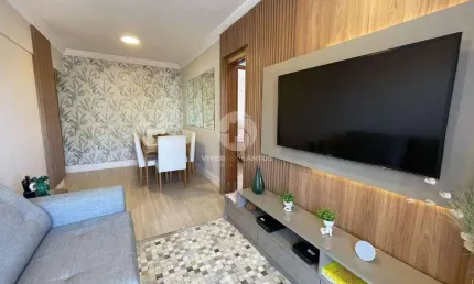 Apartamento à venda, 2 quartos, 1 suíte e dependência completa no bairro do marapé, em santos/sp.