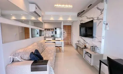Apartamento à venda, 2 quartos, 1 vaga, embaré - santos/sp