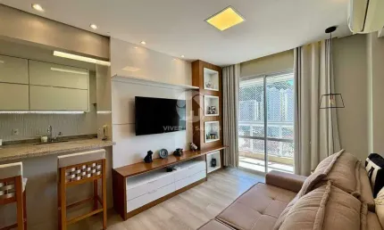 Apartamento à venda, 2 quartos, 1 suíte, 1 vaga, marapé - santos/sp