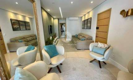 Maravilhoso apartamento 3 suítes à venda – Boqueirão – Santos SP