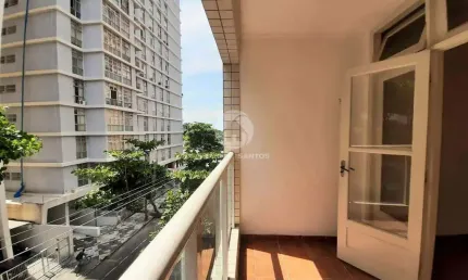?apartamento à venda – quadra da praia do itararé, são vicente