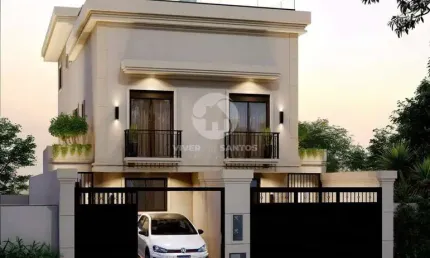 Maravilhoso Sobrado Triplex Novo com Piscina à Venda – Boqueirão – Santos SP