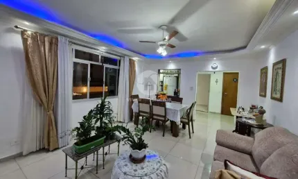 Apartamento 2 dormitórios com dependencia de empregada próximo a praia - santos sp
