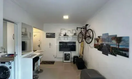 Apartamento à venda, 1 quarto, na Ponta da Praia, em Santos/SP.