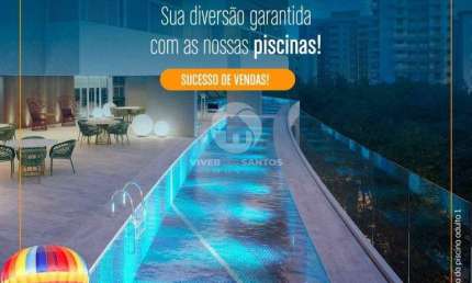 Apartamento à venda, 2 quartos, 1 suíte, 1 vaga, Encruzilhada - Santos/SP