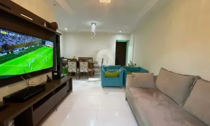 Apartamento à venda, 3 quartos, 1 suíte, 1 vaga, embaré - santos/sp