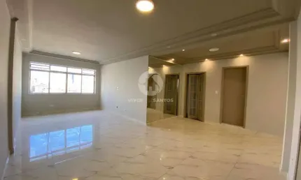 Apartamento com três dormitórios, duas suítes e vaga demarcada no coração do Gonzaga