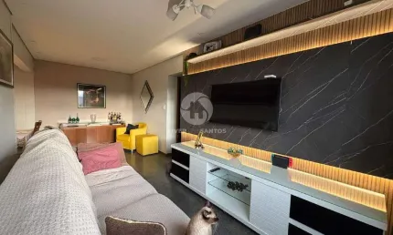 Apartamento com 2 dormitórios à venda, 88 m² por R$ 650.000,00 - Embaré - Santos/SP