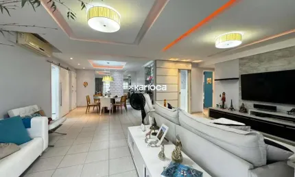 Apartamento para venda - reserva jardim - 150m² - cidade jardim - rj