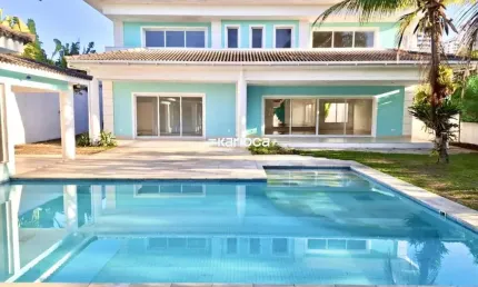 Linda casa em condomínio de 1.000m2 com 6 quartos - Barra da Tijuca - Apenas R$5.500.000,00
