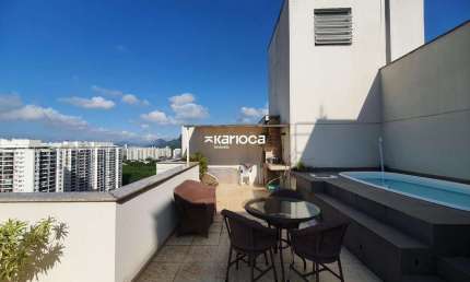 Cobertura Duplex com piscina - 3 quartos - Reserva do Parque - Cidade Jardim - RJ