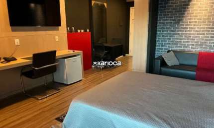 Flat com 1 quarto à venda na Avenida Salvador Allende, 500, Barra Olímpica, Rio de Janeiro