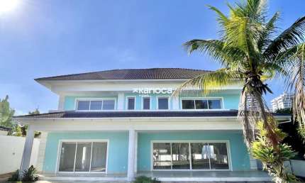 Linda casa em condomínio de 1.000m2 com 6 quartos - Barra da Tijuca