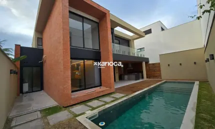 Casa de Luxo com 5 Suítes no Condomínio Barra de Itaúna