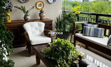 Apartamento 4 quartos( 3 suítes)  3 vagas, península - barra da tijuca, rio de janeiro.