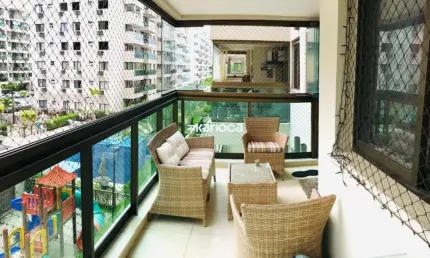 Ocean pontal oceânico recreio 3 quartos com suíte em clube