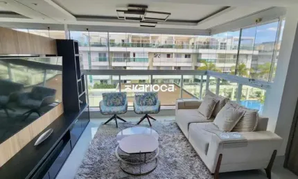 Lindíssima cobertura duplex de 3 quantos com 145m2 no recreio