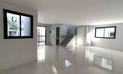 Sobrado em condomínio com terraço uberaba, curitiba/pr