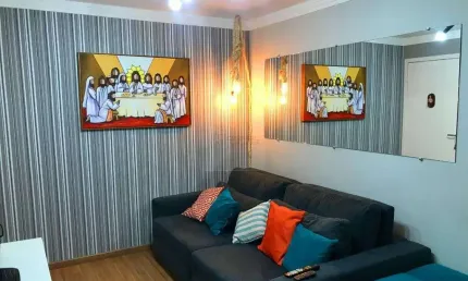 LINDO APARTAMENTO NO BAIRRO SANTA CÂNDIDA, 2 QUARTOS , 2 VAGAS