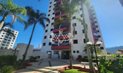 Apartamento à venda com vista mar na Martim de Sá, 100 metros da praia -Caraguatatuba, SP