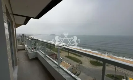 Belíssimo apartamento frente mar com 3 dorm., sendo 1 suíte, 2 vagas,  à venda, na Praia Massaguaçu