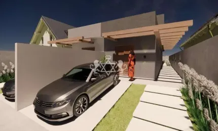 Casa à venda, com 135m² at i 75m² au, com 2 suites e 3 banheiros massaguaçu, caraguatatuba, sp