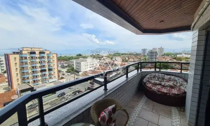 Apartamento à venda no Centro de Caraguatatuba, SP - 03 DORMITÓRIOS (sendo 01 suíte) - 127m² área p