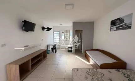 Kitnet para locação, martim de sá, caraguatatuba, sp