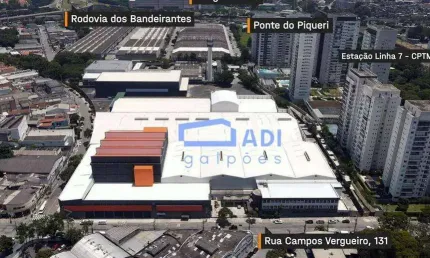 Galpão Industrial Logístico para Locação - 3319 m² - Vila Anastácio - São Paulo - SP