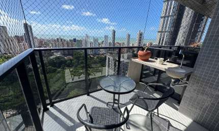 Apartamento Porteira Fechada - 02 suítes - 02 vagas - Depósito privativo - Miramar - João Pessoa/PB