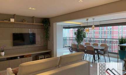 Apartamento 3 dormitórios (137m²), 3 Suítes, 4 Vagas, Terraço. A 350 metros da estação Borga Gato