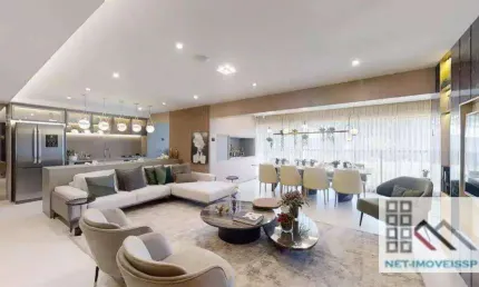 Apartamento 3 dormitórios (136m²), 3 suítes, varanda, 2 vagas. próximo da estação eucaliptos do metrô