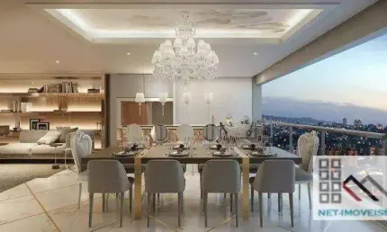 APARTAMENTO 4 DORMITÓRIOS (244m²), 4 SUÍTES, TERRAÇO, 3 VAGAS. A 250 METROS DA ESTAÇÃO AACD-SERVIDOR