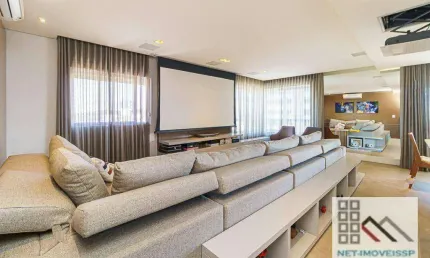 Apartamento 3 dormitórios (165m²), 3 Suítes, 3 Vagas, Porteira Fechada. Ao lado do Shopping Morumbi