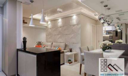 Apartamento 2 Dormitórios (74m²), 1 Suíte, Terraço grill, 2 Vagas. Um show de Apartamento