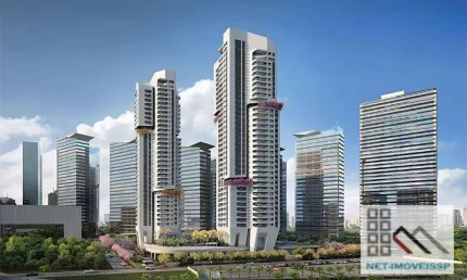 Apartamento 4 Dormitórios (134m³), 2 Suítes, Varanda, 2 Vagas. O maior complexo multifuncional de São Paulo