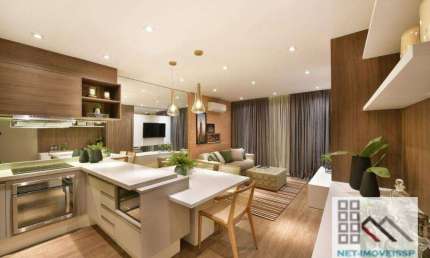 Apartamento 1 Dormitório (68m²), 1 Suíte, 2 Vagas, Varanda. A 300 metros do Parque do Ibirapuera
