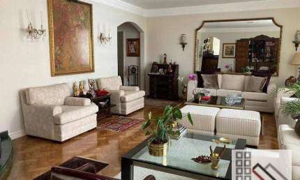 Apartamento 4 Dormitórios (275m²), 2 Suítes, 4 Vagas. No coração de Higienópolis