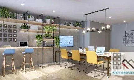 Apartamento 1 dormitório (38m²), 1 suíte, terraço. ao lado da estação giovanni gronchi