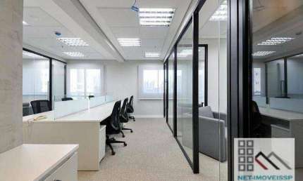 Conjunto Comercial (360m²), 6 Banheiros, 6 Vagas, Varanda. Na melhor região da Berrini