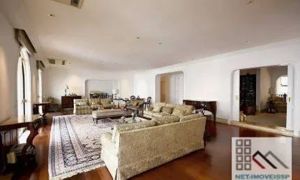 Apartamento 4 Dormitório (1.361m²), 4 Suítes, Varanda, 8 Vagas. Próximo do Shopping Pamplona