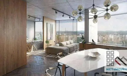 Apartamento 1 dormitório (61m²), 1 Banheiro, Varanda, 2 Vagas. Próximo do Shopping Vila Olímpia