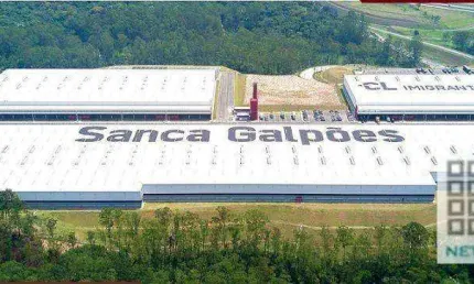 Galpão – centro logístico (2.592m²), 4 banheiros, 6 vagas. ao lado do rodoanel