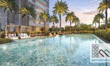 Apartamento 1 Dormitórios (46m²), 1 Suíte, Varanda. Próximo da estação Brooklin do metrô