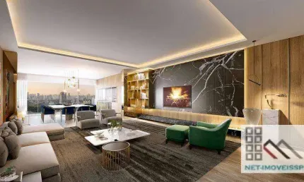 Apartamento 3 Dormitórios (157m²), 3 Suítes, Varanda, 2 Vagas. Próximo da estação Brooklin do metrô