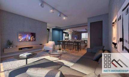 Apartamento 2 Dormitórios (68,4m²), 1 Suíte, Terraço, 1 Vaga.  Próximo da estação Campo Belo
