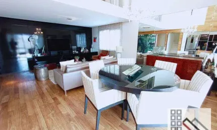 Apartamento duplex 1 dormitório (130m²), 1 suíte, varanda, 2 vagas. próximo dos shoppings vila olimpia e jk.