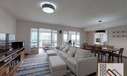 Apartamento Alto Padrão Duplex 4 Dormitórios (258m²), 4 Suítes, Varanda gourmet, 4 Vagas. No melhor do Campo Belo