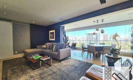 Apartamento 2 Dormitórios (134m²), 2 Suítes, Terraço, 2 Vagas. Próximo da estação Campo Belo do metrô